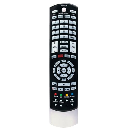 CT-90395 Replacement Remote Control Applicable for Toshiba Integrated High Definition LED Television 47L7200U 47L6200U 55L7200U 55L6200U 42L6200U Smart TV