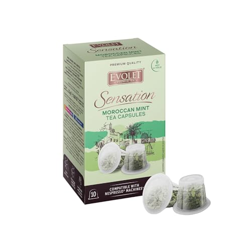 EVOLET Cápsulas Té Verde con Menta Nespresso