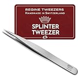 Regine Switzerland | Splinter Tweezers | 100% Handmade | Surgical Grade Stainless Steel | Professional Ingrown Hair & Splinter Tweezers | World's Best Tweezers