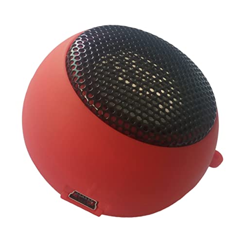 KALLORY USB Rechargeable Speaker with Audio Input Compact Desktop External Speaker Portable Wired Sound Box for Phones and Computers Design