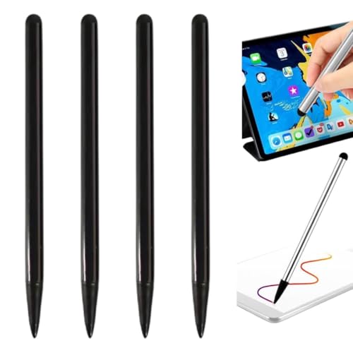 CULEO Stylus Pens for Touch Screens 4Pack black Universal Capacitive Touch Screen Pens for iPad Tablets Smartphones All Universal Touch Screen Devices