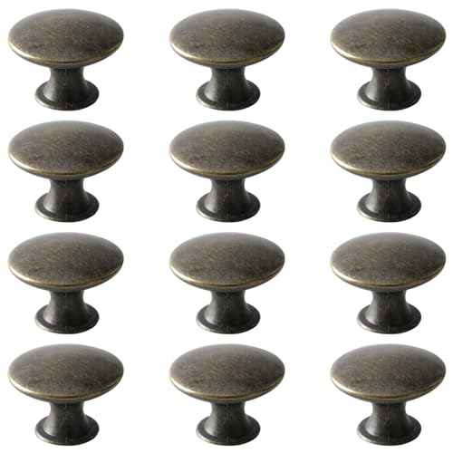 Beilala Antique Cupboard Door Knobs Bronze