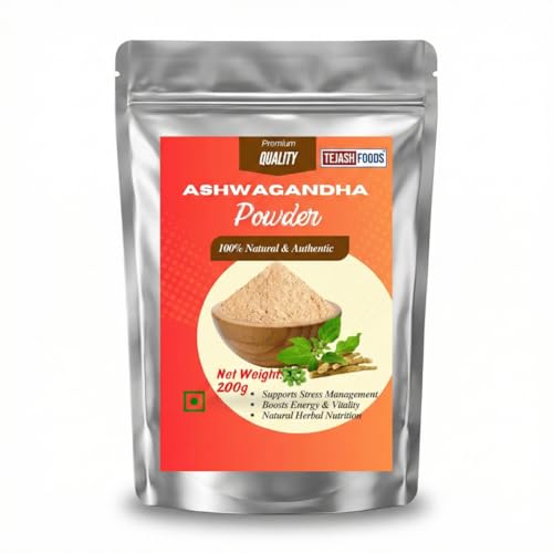 Tejash Foods Ashwagandha Powder 100% Natural | Pure Ashwagandha R...