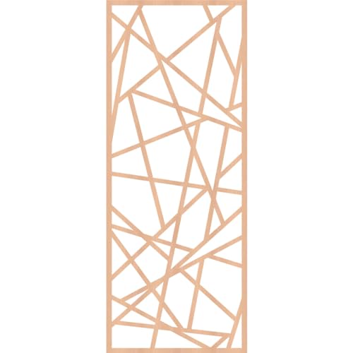 Image of Conway Decorative Pierced Fretwork Wood Wall Panels, 15 3 /8 inchW x 39 3 /8 inchH x 3 /8 inchT, Alder