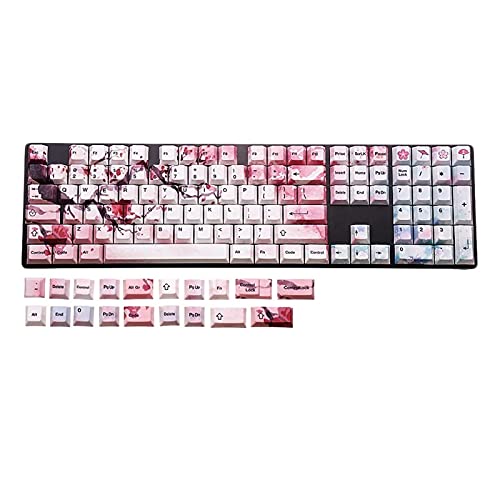 rouroumaoyi PBT Five-Sided Sublimation Keycap Ink Keycap Mechanical Keyboard