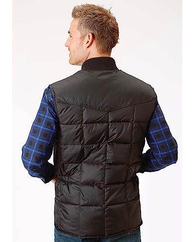 MENS BLACK POLY-FILLED VEST3