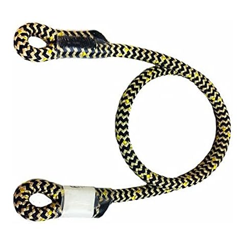 ROPE Logic Bee Line 10mm x 30" G Spliced Eye & Eye Prusik Cord, Black/Brown Cover