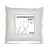 Nirmi Dishwasher Salt 5kg - Pure Granular Salt - Reduces Limescale Build Up, Protects Dishwasher Parts, Improves Cleaning Performance, For Hard Water Areas