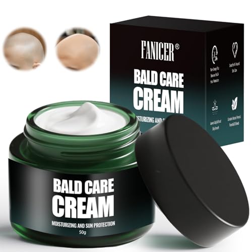 50ml Crema hidratante para el cabelludo, crema calva, Crema Cuidado Del Cuero Cabelludo, Hidratación Evitar la sequedad del cuero cabelludo, Atención de calidad a personas calvas