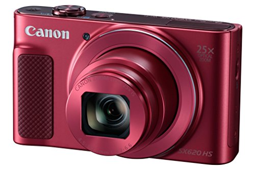 Canon 1073C014 PowerShot SX620 HS Digital Camera - Red