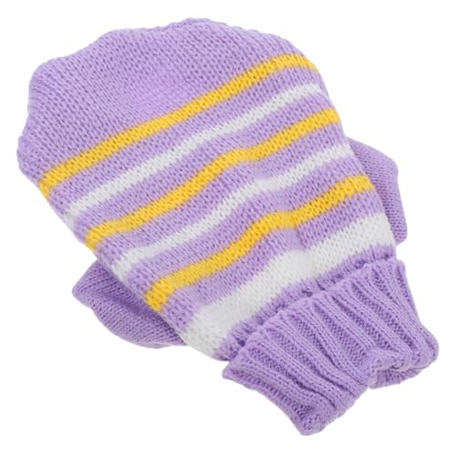 Robe pour petit chiot et chat : pull tricoté thermique pour protéger votre animal du froid