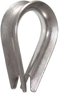 DuraBrite 316 Stainless Steel Heavy-Duty Wire Rope Thimbles - 1/2