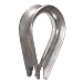 DuraBrite 316 Stainless Steel Heavy-Duty Wire Rope Thimbles - 1/2