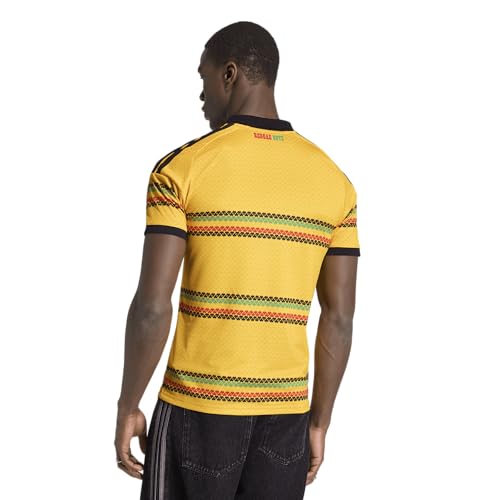 adidas Men's Jamaica 26 Home Replica Jersey, Bold Gold by adidas - Image 4