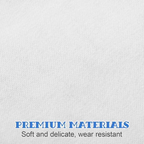 VALICLUD Einweg-Overall für Kinder, mit elastischen Handgelenken, Knöcheln und Kapuze, Nicht porös, Staublüftung, Weiß, mit Handschuh und Schuhabdeckung