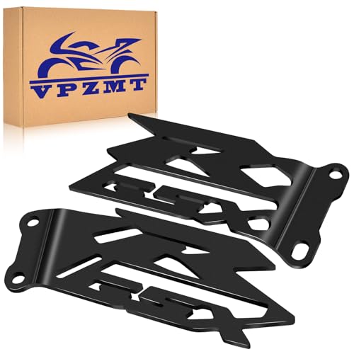 VPZMT Foot Pegs Heel Plates Guard Protector for Suzuki GSX-R 1000 2003-2016 GSXR 600/GSXR-750 2006-2016