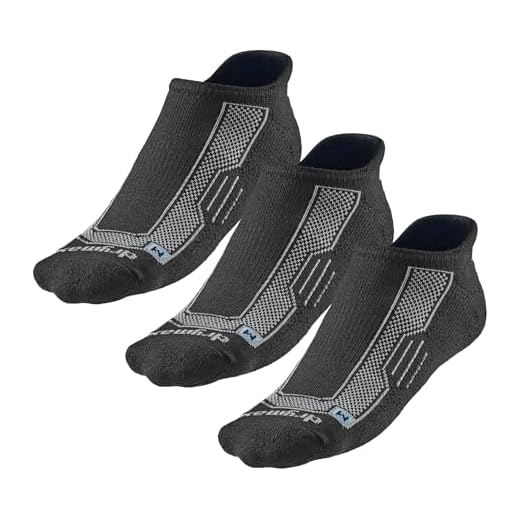 R-Gear Drymax No Show Running Socks For Men and Women, Medium Cushion | Breathable, Moisture Control & Anti Blister | L, Black, 3 Pack