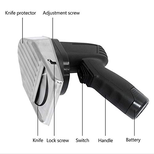 MLUENF Machine, Electric Kebab Knife Portable Cordless Power Professional and Commercial Electric Shawarma Knife Gyro Knife Doner Kebab Slicer - Image 6