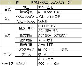 Amazon.co.jp: チェンジマンRPM 回転スイッチ 電源電圧 12V 入力