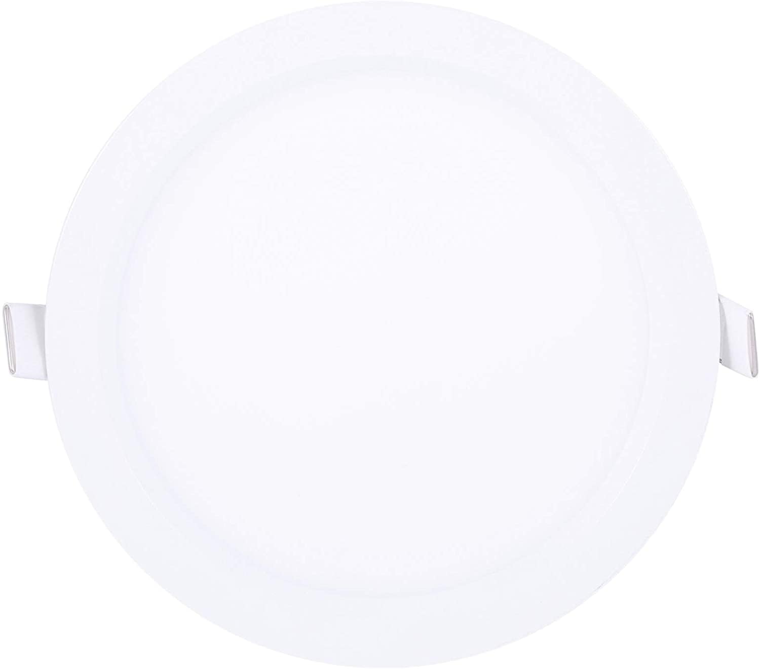 CAYMAN newlight Recessed Lighting LED Ceiling Light Slim Dimmable Can White (6500K), Warm White (3000K) and Neutral White (4000K, Ceiling Light ENERGY STAR 63220-01 (White light, 12W)