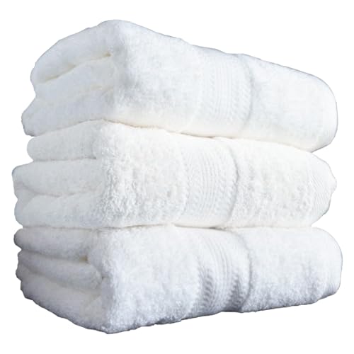 コンフォート・アソシエイツ ホワイト バスタオル 3枚セット 泉州タオル