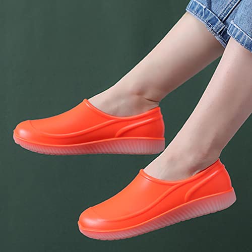 Kurze Gummistiefel Damen, Gummistiefel Damen Halbhoch Kurz 39 42 Festival 41 Gelb 6585 Regenstiefel Regenstiefeletten Regenschuhe Regen Stiefeletten Regenboots Gummi Stiefel Gummiboot Rain Boots – Bild 3