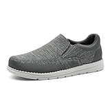 Bruno Marc Men's Slip-on Loafers Casual Lightweight Stretch Shoes,Size 11,Dark Grey,BMUMLS2520