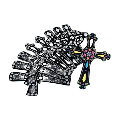 Croix en velours S&S Worldwide lot de 12 loisirs créatifs