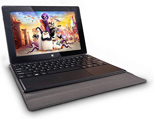 NOT SUITABLE for 11.6" - Docking Case with Keyboard by 10" Fusion5 Windows Tablet Only - Tablet Case for 10.1" Windows 10 Tablet Only - Windows Tablet Case