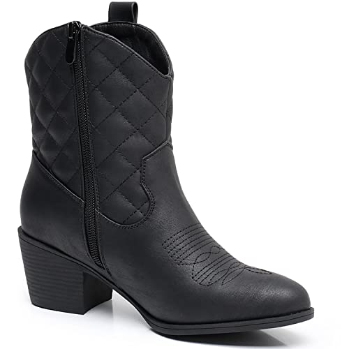 Image of GLOBALWIN Cowboy Boots For Women Short Ankle Boots