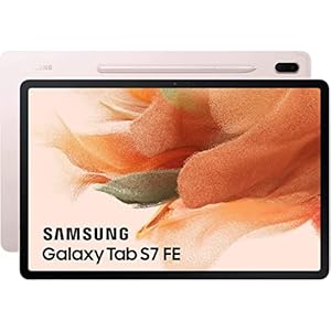 SAMSUNG Galaxy Tab S7 FE – Tablet de 12.4″ (WiFi, RAM de 4GB, Almacenamiento de 64GB, Android) – Color Rosa [Versión española]