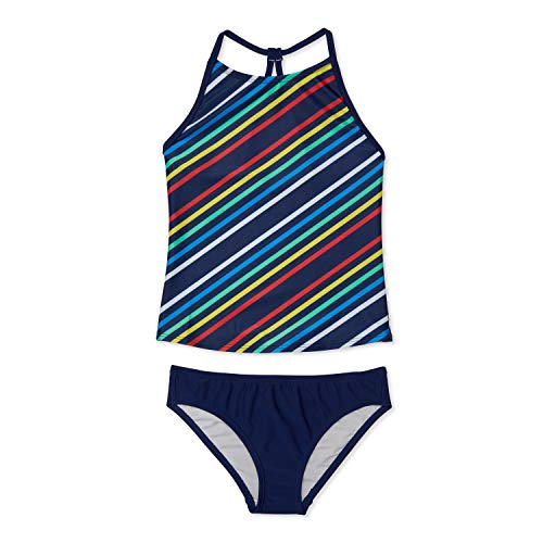 Image of Speedo girls Swimsuit Two Piece Tankini Thin Strap