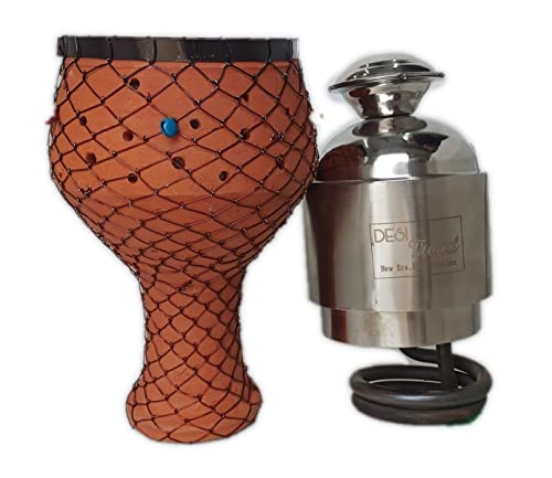 Image of Electric Chilam for Desi Hookah | DESI Trend's - Fully Electric Chillum | Electric Instrument & MUD (Mitti) Chillum Base