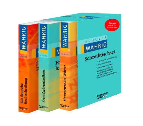 Wahrig Schüler-Wahrig Schreibtischset: Wahrig Die deutsche Rechtschreibung ...