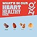 Orchard Valley Harvest Heart Healthy Blend, 1 Ounce Bags (Pack of 8), Almonds, Cranberries, Walnuts, and Chickpeas, Gluten Free, Non-GMO, No Artificial Ingredients, Healthy Snacks for Adults