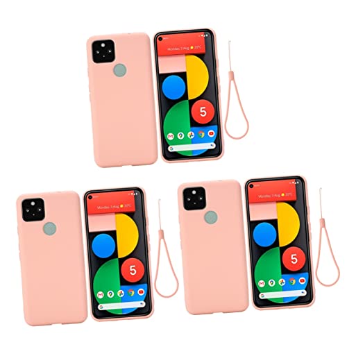 Coques légères Google Pixel 5a Hemobllo protection silicone liquide pour le quotidien