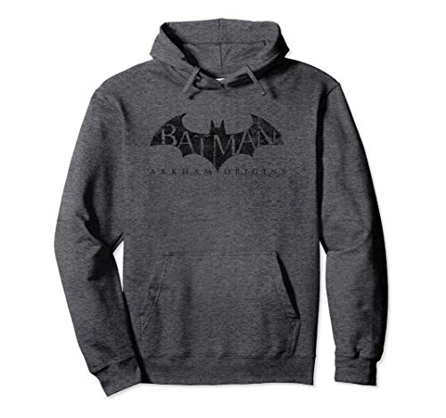Batman: Arkham Origins Crackle Logo Pullover Hoodie Pullover Hoodie