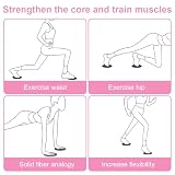 4 Stück Sliders Fitness Core Sliders Doppelseitige Gliding Discs Gleitscheiben Sport Handstand Blöcke Doppelseitige Gliding Discs Exercise Slider für Hause Gym Training Bauch Workouts(Pink,Green)