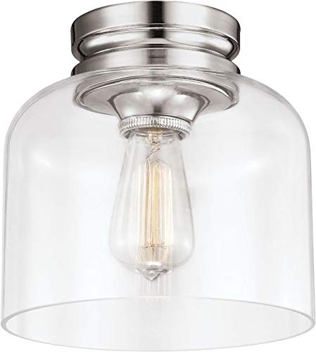 Flash Deals - 80% OFF Feiss FM404PN Hounslow Glass Flush Mount Ceiling Lighting, Chrome, 1-Light (9"Dia x 9"H) 60watts Flash Deals - 80% OFF Feiss FM404PN Hounslow Glass Flush Mount Ceiling Lighting, Chrome, 1-Light (9"Dia x 9"H) 60watts