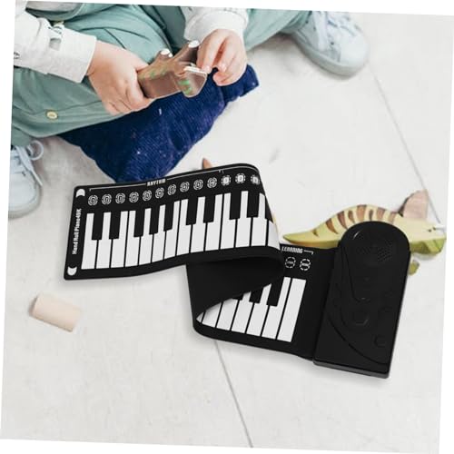 Levemolo 1 Jeu De 49 Touches De Piano À Roulettes Pour Enfants Clavier De Musique Pour Enfants Piano Pour Enfants Piano Éducatif Enroulable Pianos À Clavier Musique Enroulable Piano - Les Beatles, Paul McCartney, John Lennon, RIngo Starr, George Harrison Levemolo 1 Jeu De 49 Touches De Piano À Roulettes Pour Enfants Clavier De Musique Pour Enfants Piano Pour Enfants Piano Éducatif Enroulable Pianos À Clavier Musique Enroulable Piano – Image 4