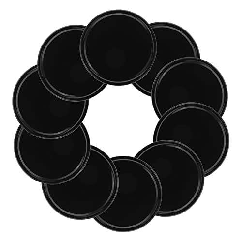 HOLIDYOYO Adhesive Car Dashboard Mat Non-Slip Phone Pad Round Glasses Holder Pad Set of 10