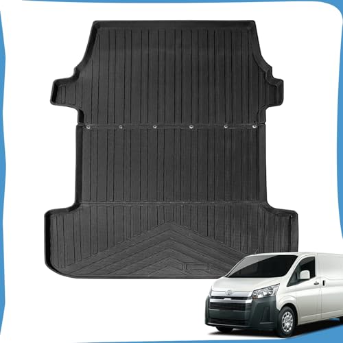 車用フロアマット トランクマット 対応 トヨタ ハイエース200系標 (平成16年8月〜 )。3Dカーマットは防水・防滑・防汚 (標準ボディー専用 -トランクマット.)