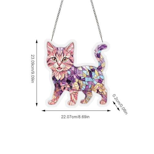 Attrape-chat acrylique puzzle DIY une idée cadeau déco originale
