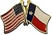 Wholesale Pack of 3 USA American State Texas Flag Bike Hat Cap lapel Pin