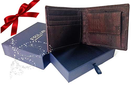 FRiLuk Portafoglio Vegano Blocco Segnale RFID con