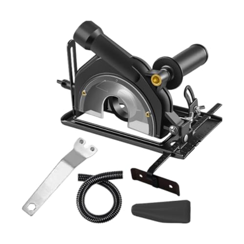 T Tooyful ガイド定規付き切断溝入れブラケットホルダー 100-125モデルアングルグラインダーに適合 防塵