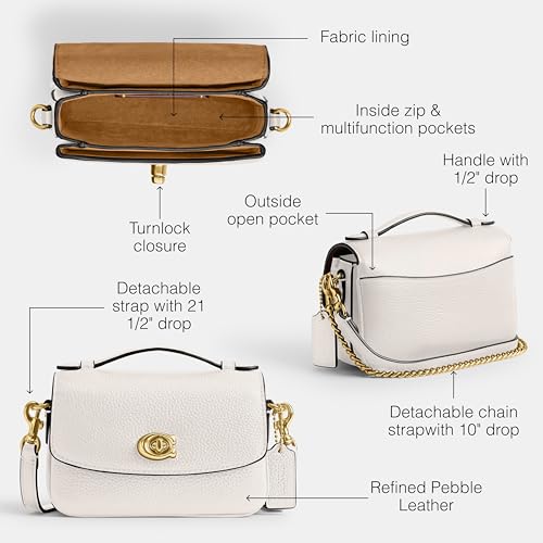 Coach Cassie Crossbody 17, B4/Chalk3