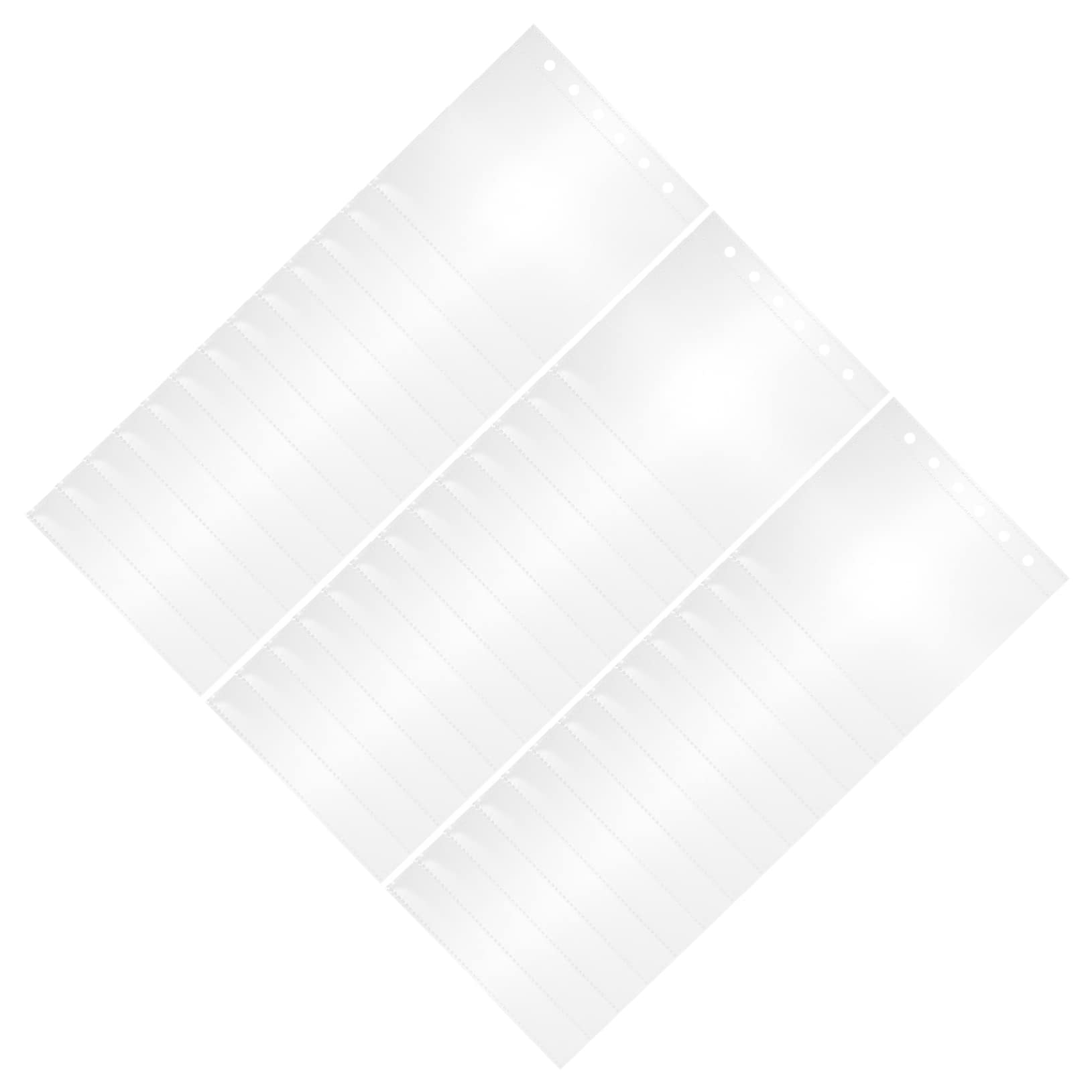 HOOTNEE Scrapbook Binder Sheets 50pcs Photo Album Refill Pages Scrapbook Page Protectors for Money Photos