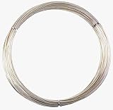 10 Gauge, Round, Half Hard, 925 Sterling Silver Wire - 1 FT - for Jewelry Art from WIZART