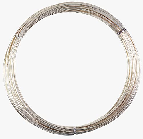 10 Gauge, Round, Half Hard, 925 Sterling Silver Wire - 1 Ft - For Jewelry Art From Wizart #TOP17